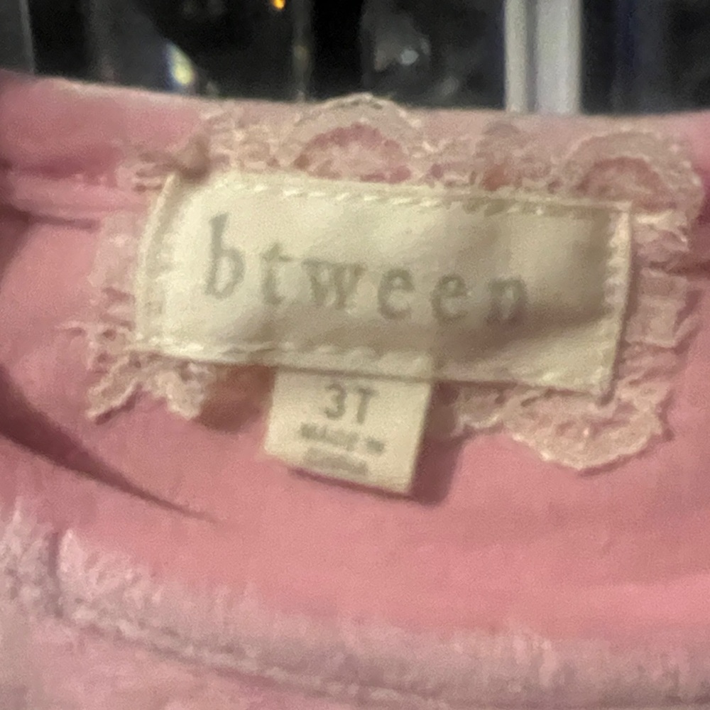 btween Pink Floral Ruffle Sweatshirt with Scrunchie - Picture 4 of 6